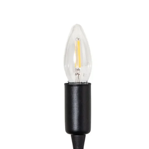 Opviq Gulvlampe Bonibon 13231 svart metall høyde 155 cm 5 lyskilder| Gulvlamper