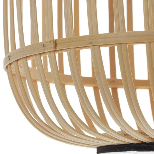 EGLO Gulvlampe Bordesley trebein med treskjerm Discount
