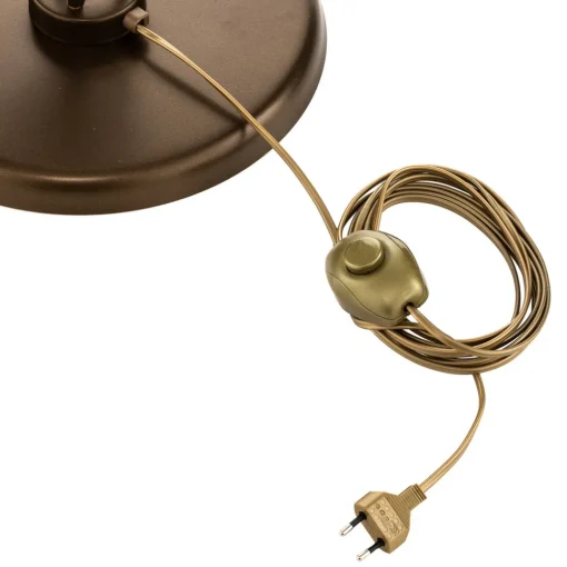 ONLI Gulvlampe Dubai i bladdesign, 2 lyskilder, bronse Online