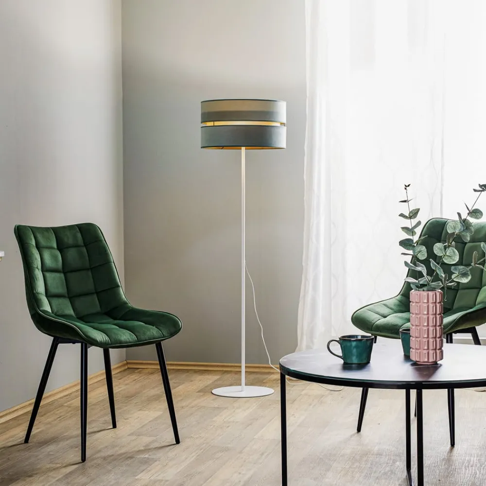 Duolla Gulvlampe Golden Duo mintgrønn/gull| Gulvlamper