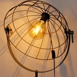 Eco-Light Gulvlampe Grid med kurvformet skjerm Best