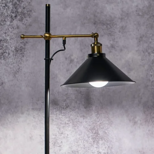 Globo Gulvlampe Lenius med bevegelig skjerm| Gulvlamper