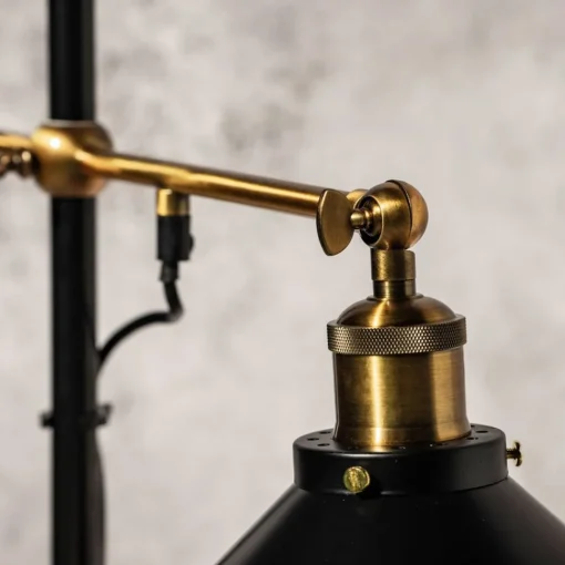 Globo Gulvlampe Lenius med bevegelig skjerm| Gulvlamper