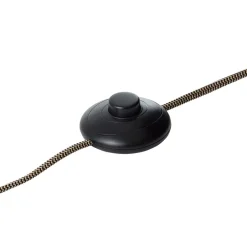 Brilliant Gulvlampe Plow med 2 spoter, svart/mørkt tre| Gulvlamper