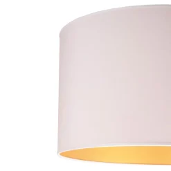 Duolla Gulvlampe Roller, hvit/gull, høyde 145 cm| Gulvlamper