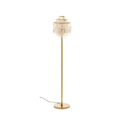 ONLI Gulvlampe Ruben med perlemorsskiver| Gulvlamper