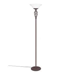 Trio Lighting Gulvlampe Rustica med fotbryter, rust| Gulvlamper