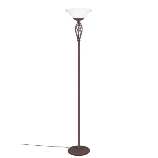 Trio Lighting Gulvlampe Rustica med fotbryter, rust| Gulvlamper