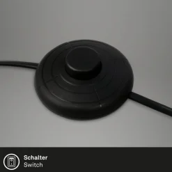 Briloner Gulvlampe Skriva, justerbar, GU10, svart Discount