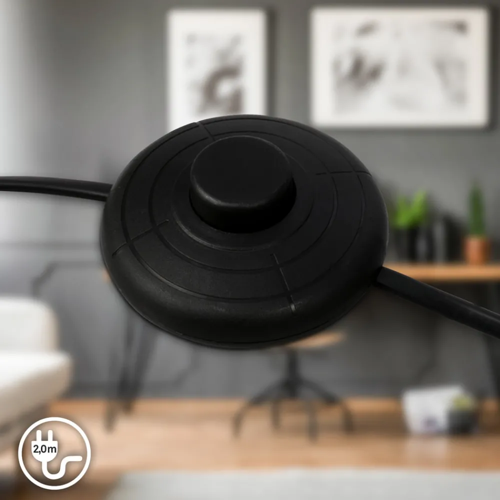 Briloner Gulvlampe Skriva, justerbar, GU10, svart Discount