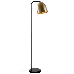 Opviq Gulvlampe Tattoo 4091 gull antikk/svart, metall Høyde 120 cm Online