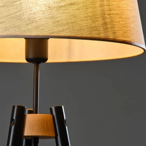 TK Lighting Gulvlampe Vaio Nature trebens stativ, beige| Gulvlamper