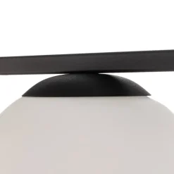 ALDEX Gulvlampe Zac med kuleformet lampeskjerm, svart| Gulvlamper