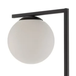 ALDEX Gulvlampe Zac med kuleformet lampeskjerm, svart| Gulvlamper