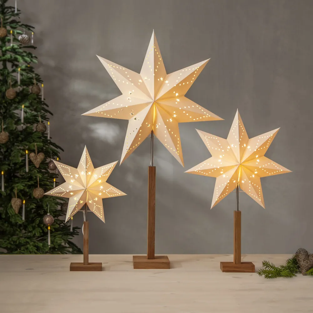 STAR TRADING Gulvstjerne Karo Maxi eik natur/hvit Clearance