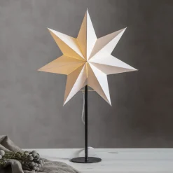 STAR TRADING Gulvstjerne Mixa, metall/papir svart/hvit Online