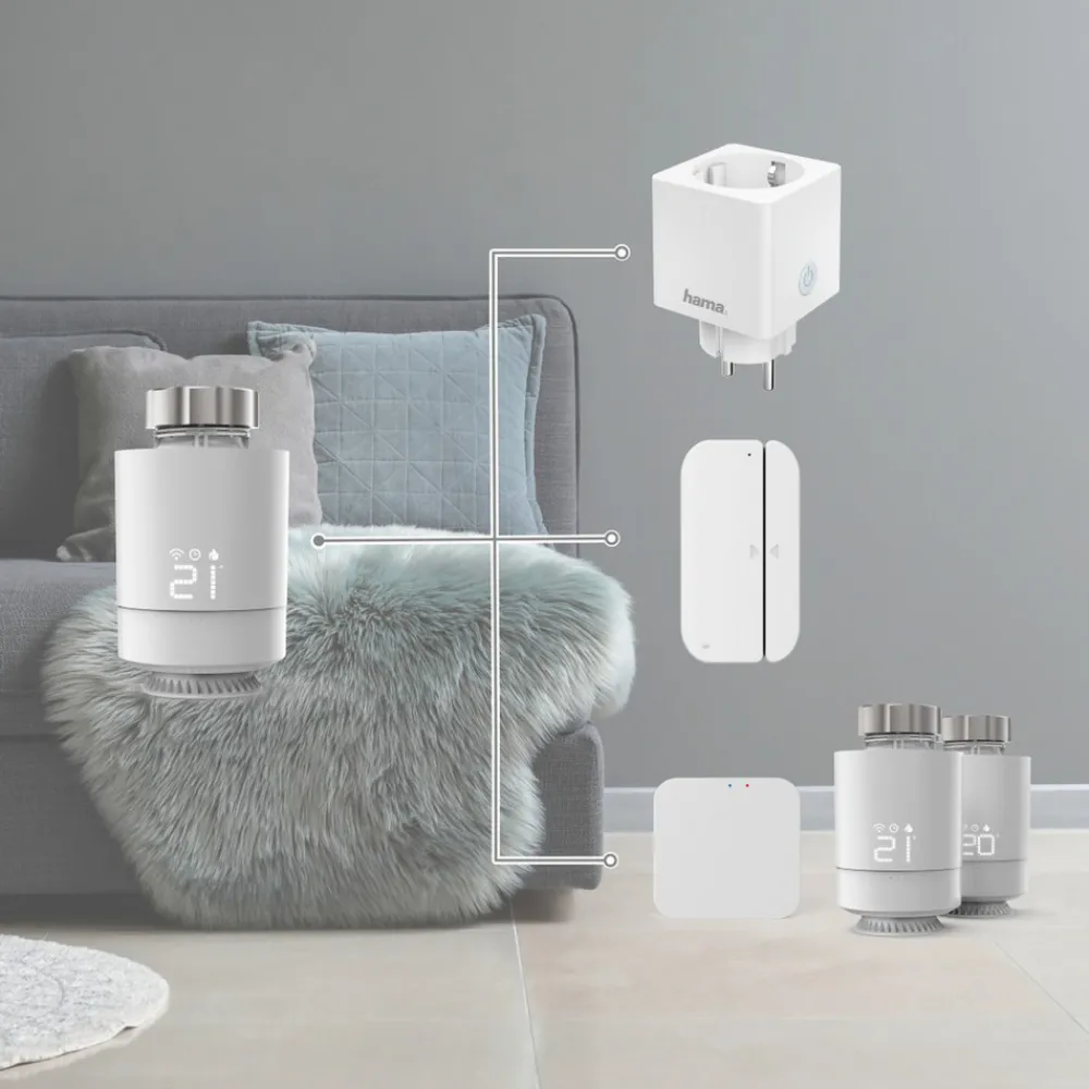 Hama smart radiatortermostat, WLAN, forlengelse Best