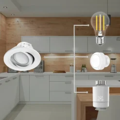 Hama WLAN LED-downlight app-styring CCT hvit Discount