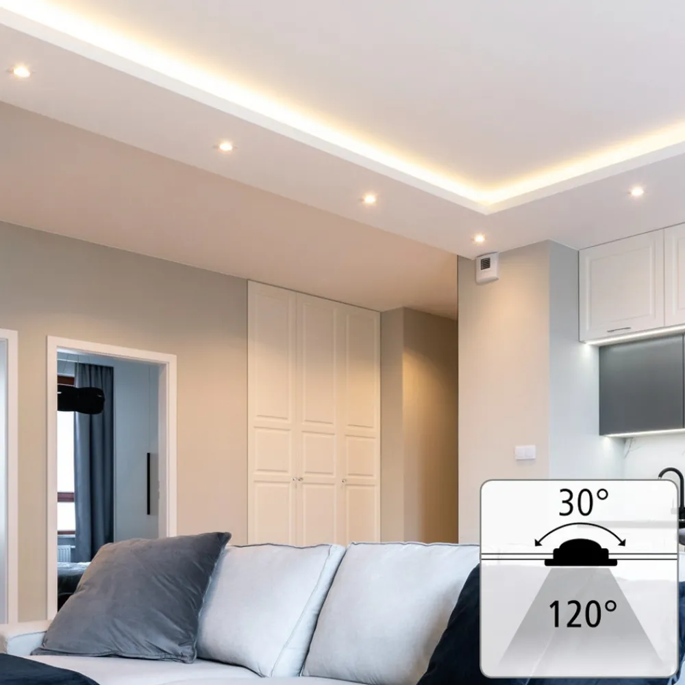 Hama WLAN LED-downlight app-styring CCT hvit Discount