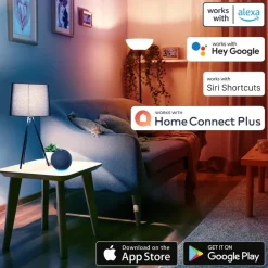 Hama WLAN LED-vegglampe, app-styring, CCT, hvit