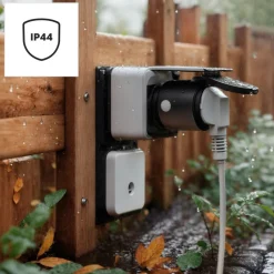 Hama WLAN stikkontakt Smart utendørs Matter 2 300 W IP44 svart Sale