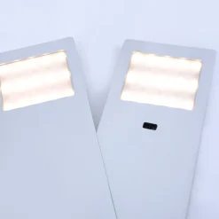 Paul Neuhaus Helena LED-møbelbelysning, 19 x 7 cm, sett med 2 stk, sensor, metall Best