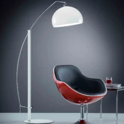 Helestra Doro gulvlampe med akrylskjerm, hvit| Gulvlamper