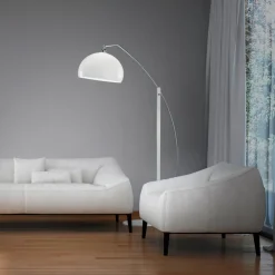 Helestra Doro gulvlampe med akrylskjerm, hvit| Gulvlamper