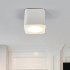 Helestra Oso LED takspot, kantet, hvit matt New