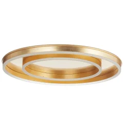 Helestra Sona LED-taklampe dimbar, Ø60cm gull