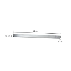 Helestra Theia LED-speillampe, forkrommet, 90 cm Discount