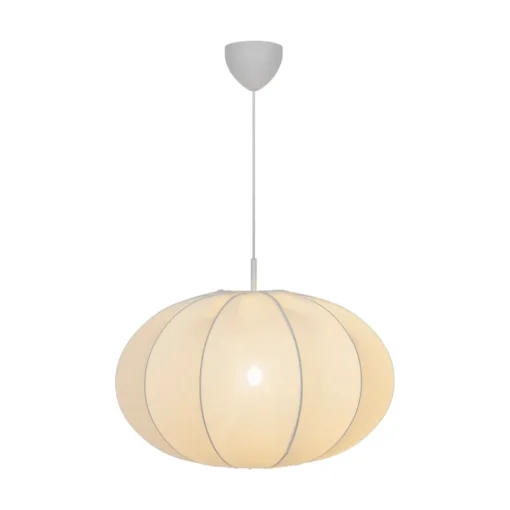 Nordlux Hengelampe Aeron 60 med tekstilskjerm Ø 60 cm Outlet