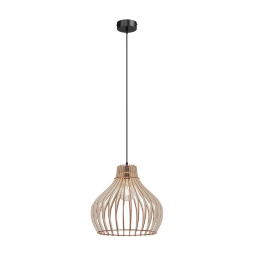 TEMAR LIGHTING Hengelampe Barrel 1 lyskilde, Ø 38 cm| Pendellamper
