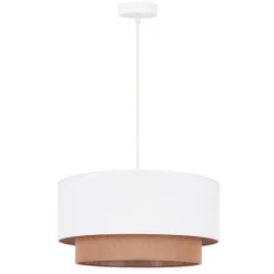 Duolla Hengelampe BohoØ 45 cm 1flg. hvit/jute| Pendellamper