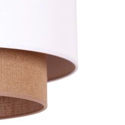 Duolla Hengelampe BohoØ 45 cm 1flg. hvit/jute| Pendellamper