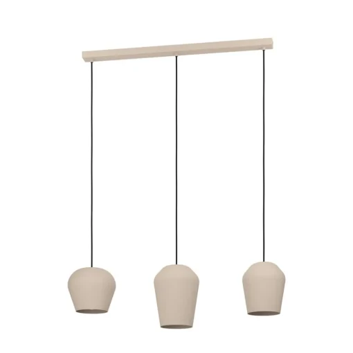 EGLO Hengelampe Cambaito, 3 lyskilder, sandfarget| Pendellamper