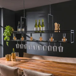 Zijlstra Hengelampe Dekorla, 6 lyskilder, kullfarget Hot