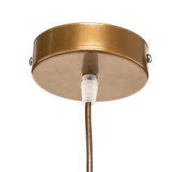 Duolla Hengelampe Devon, brun/beige/ecru/gull Ø45cm| Pendellamper