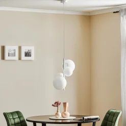 ALDEX Hengelampe Dione, 4 lyskilder, hvit| Pendellamper