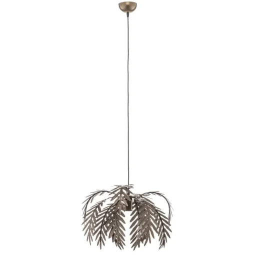 ONLI Hengelampe Dubai, palmedekor, Ø 46 cm, bronse| Pendellamper