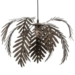 ONLI Hengelampe Dubai, palmedekor, Ø 46 cm, bronse| Pendellamper