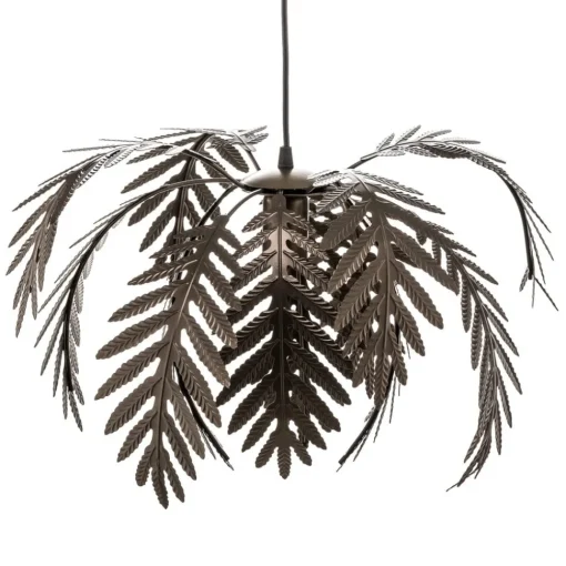 ONLI Hengelampe Dubai, palmedekor, Ø 46 cm, bronse| Pendellamper