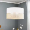 TK Lighting Hengelampe Linobianco med jute Outlet
