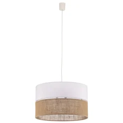 TK Lighting Hengelampe Linobianco med jute Outlet
