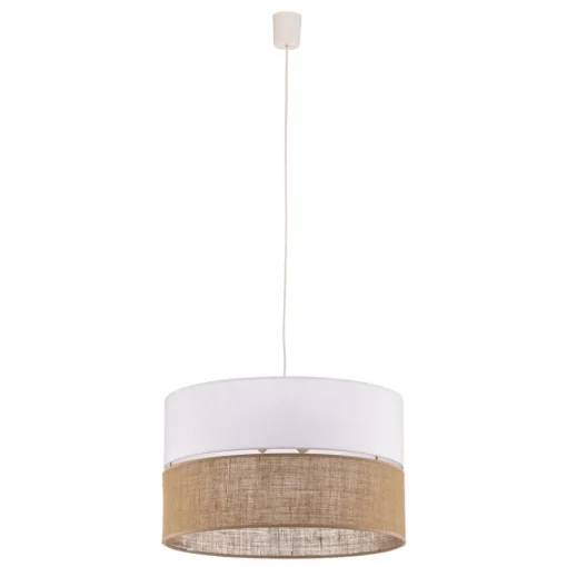TK Lighting Hengelampe Linobianco med jute Outlet