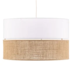 TK Lighting Hengelampe Linobianco med jute Outlet