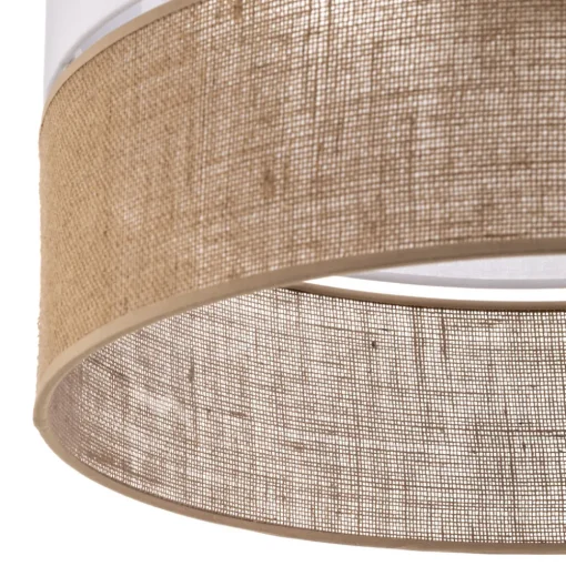 TK Lighting Hengelampe Linobianco med jute Outlet