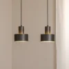 SIGMA Hengelampe Rif 2, olivgrønn, 2 lyskilder, lineær, stål New