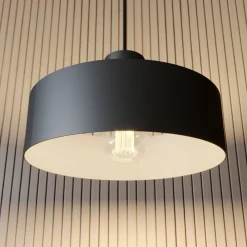 SIGMA Hengelampe Rif i metall, svart, Ø 25 cm