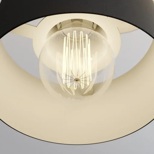 SIGMA Hengelampe Rif, rund med 3 lyskilder, svart New